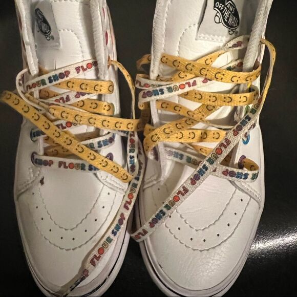 Vans Flour Shop x Super ComfyCush Sk8-Hi 'Rainbow' VN0A54EU2N7 Sz 2 - Picture 3 of 10